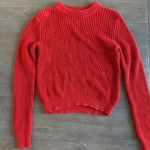 H&M Basics red sweater